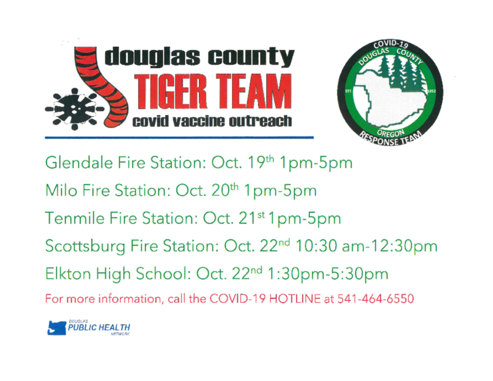 Douglas County Tiger Team COVID Vaccine Outreach