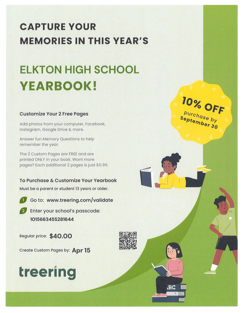 Order your EHS yearbook from Treering
