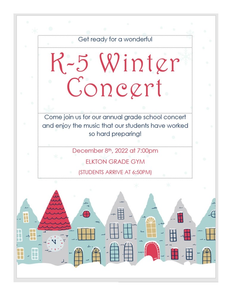 K-5 Winter Concert