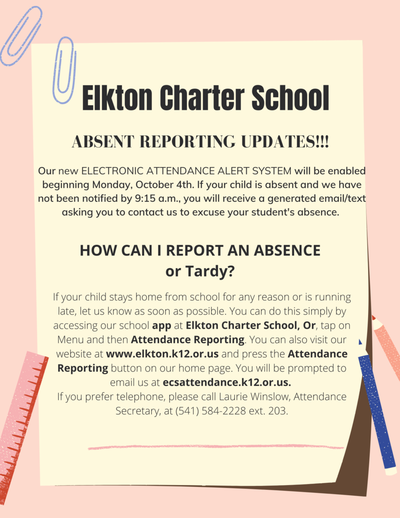 Absent Reporting Updates