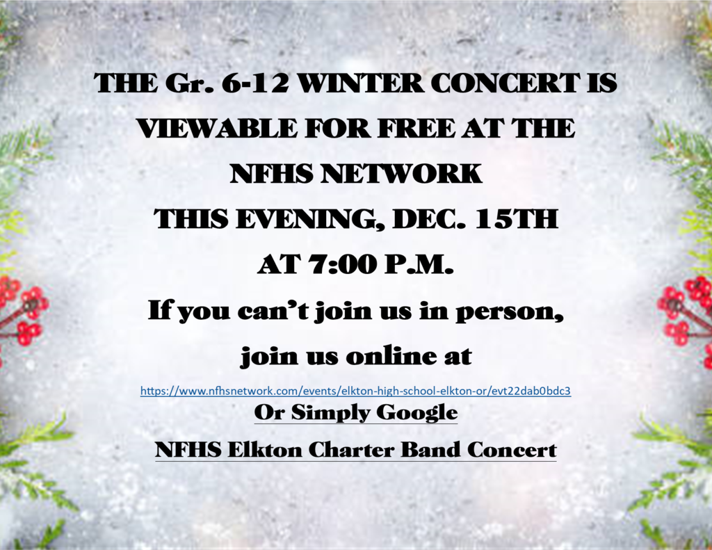 Winter Concert NFHS  12.15.21