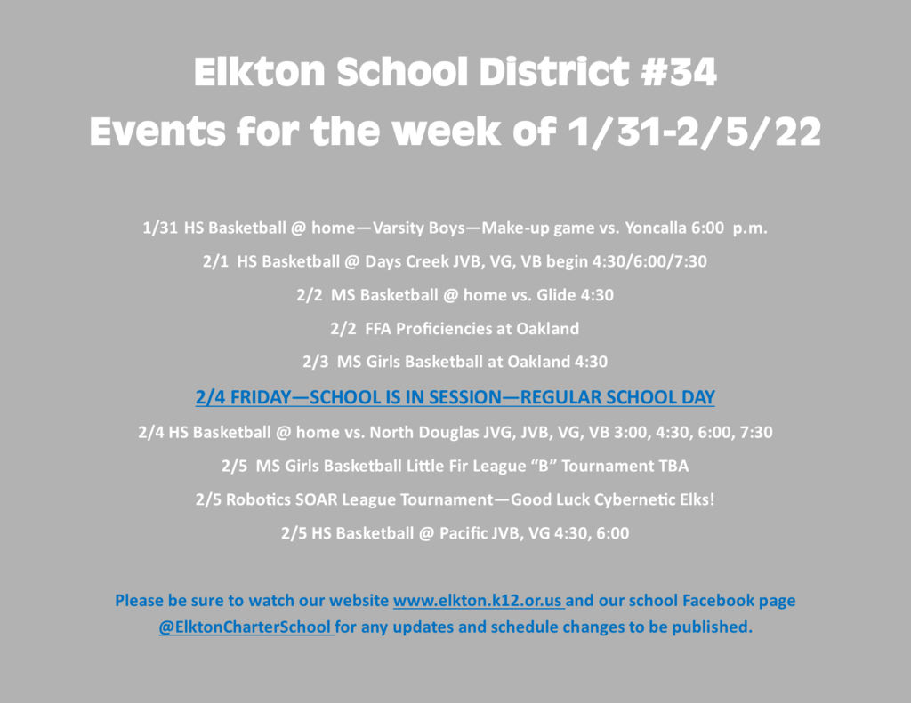 Events 1.31 to 2.5