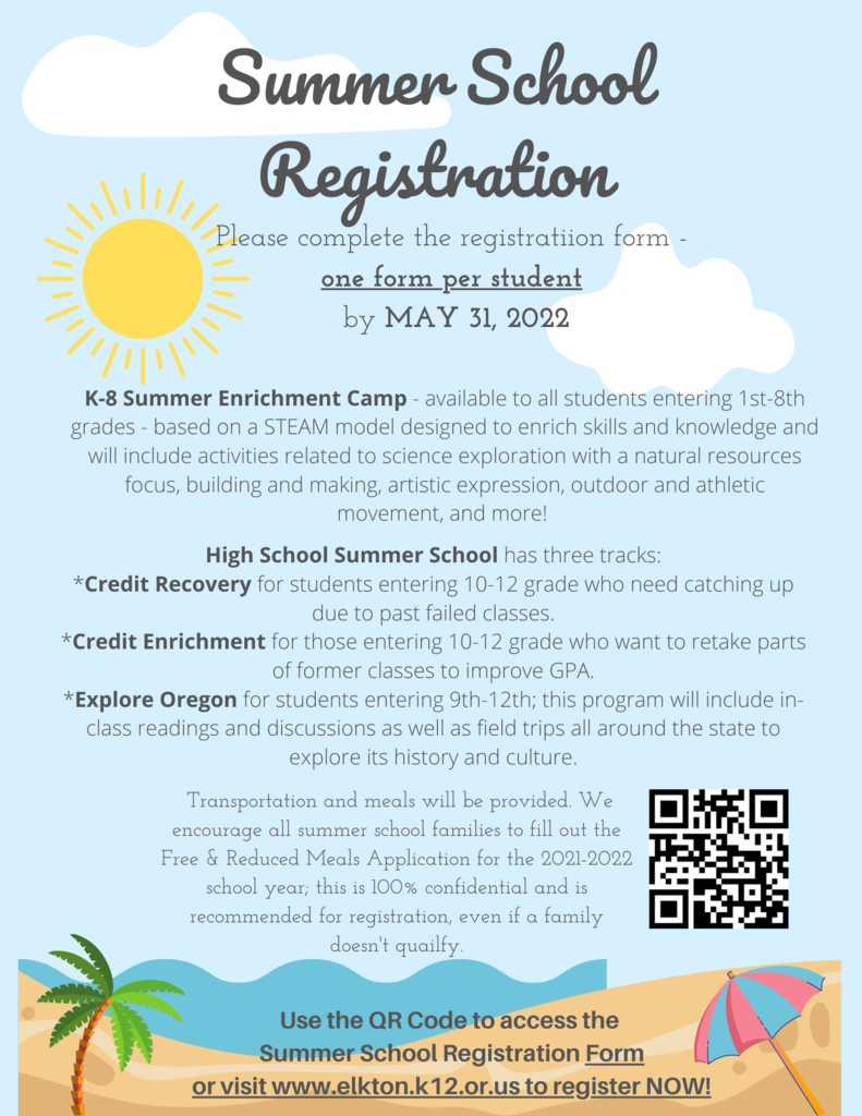 Summer School Registration