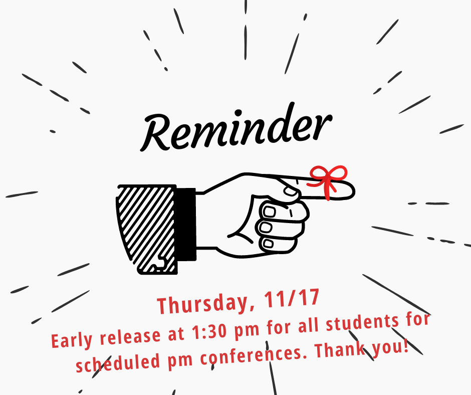 Reminder Early Release