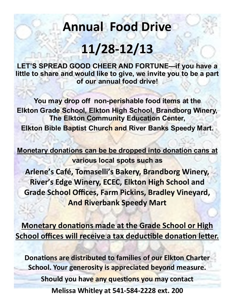 Annual Food Drive
